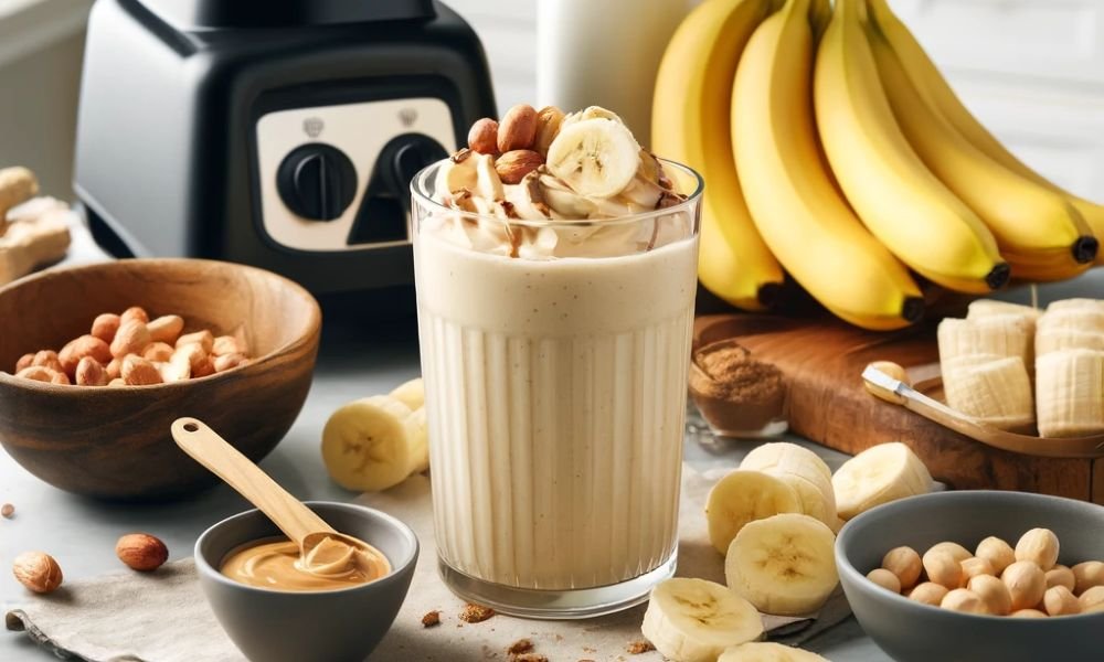 Batido de Plátano y Cacahuete, Una Combinación Perfecta de Sabor y Energía