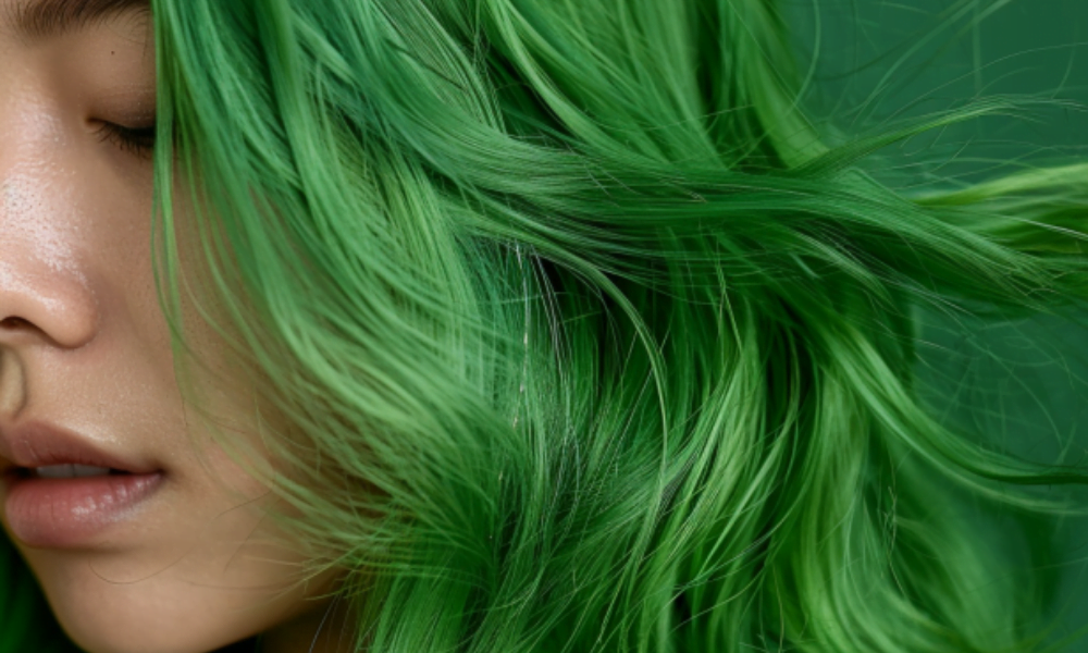 jabon verde para el cabello