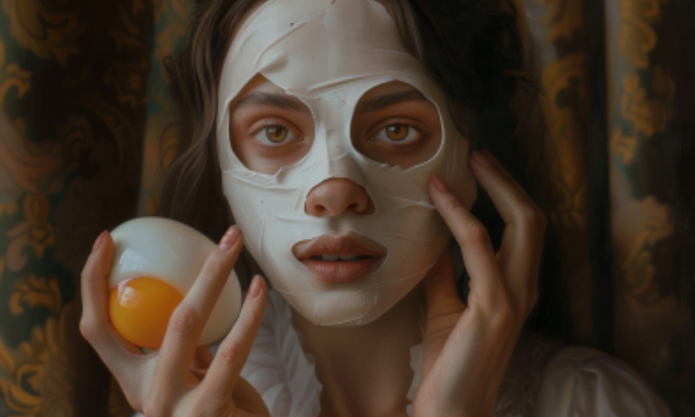 mascarilla con yema de huevo para el rostro