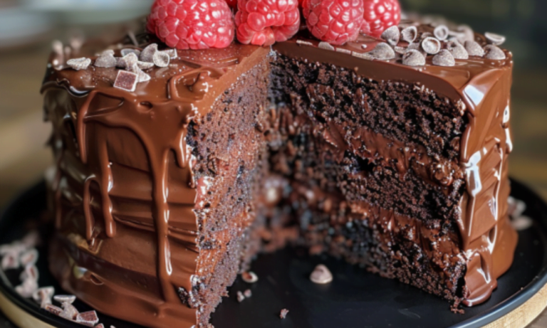 Pastel de Chocolate en Capas, Una Delicia Irresistible