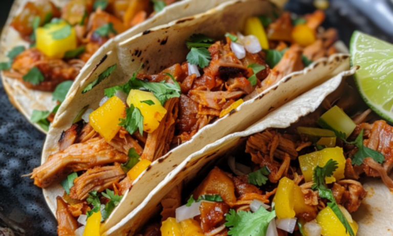 Tacos al Pastor en Instant Pot, Una Delicia Rápida y Fácil