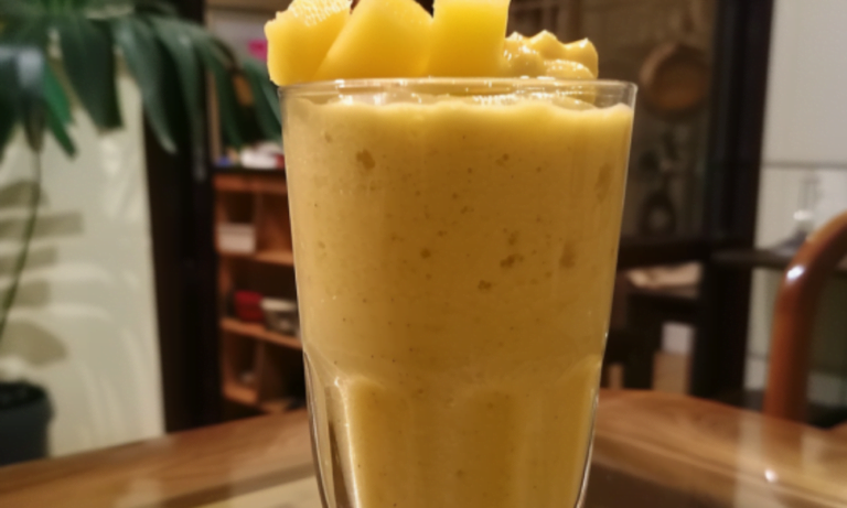 Batido de Melocotón de Lata, Una Bebida Refrescante y Deliciosa