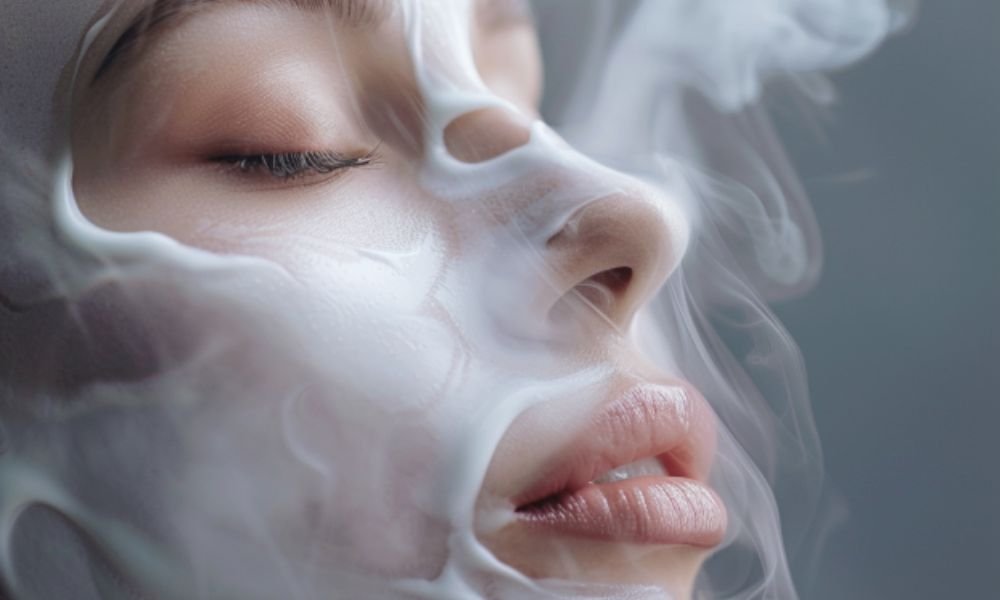 mascarilla de vapor para ojos