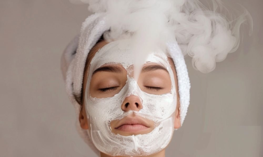 mascarilla de vapor para ojos